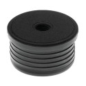 Bouchon à ailettes rond percé fileté M10 noir - GUITEL HERVIEU