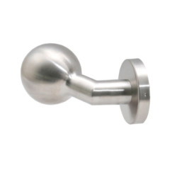 Bouton boule sur rosace ronde déporté inox - COGEFERM
