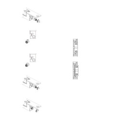 Gâche électrique à encastrer 12/24V ESU900 - IZYX SYSTEM'S