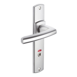 Ensemble sur plaque EA195 SCULT chromé velours - BEZAULT ASSA ABLOY