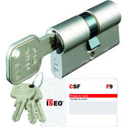 Cylindre européen double entrée F9 - ISEO