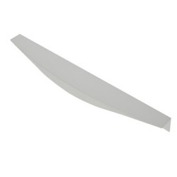 Poignée de meuble aluminium profil courbe plat CONTEMPORAIN - CADAP