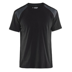 T-shirt col rond bicolore 3379 - BLAKLADER