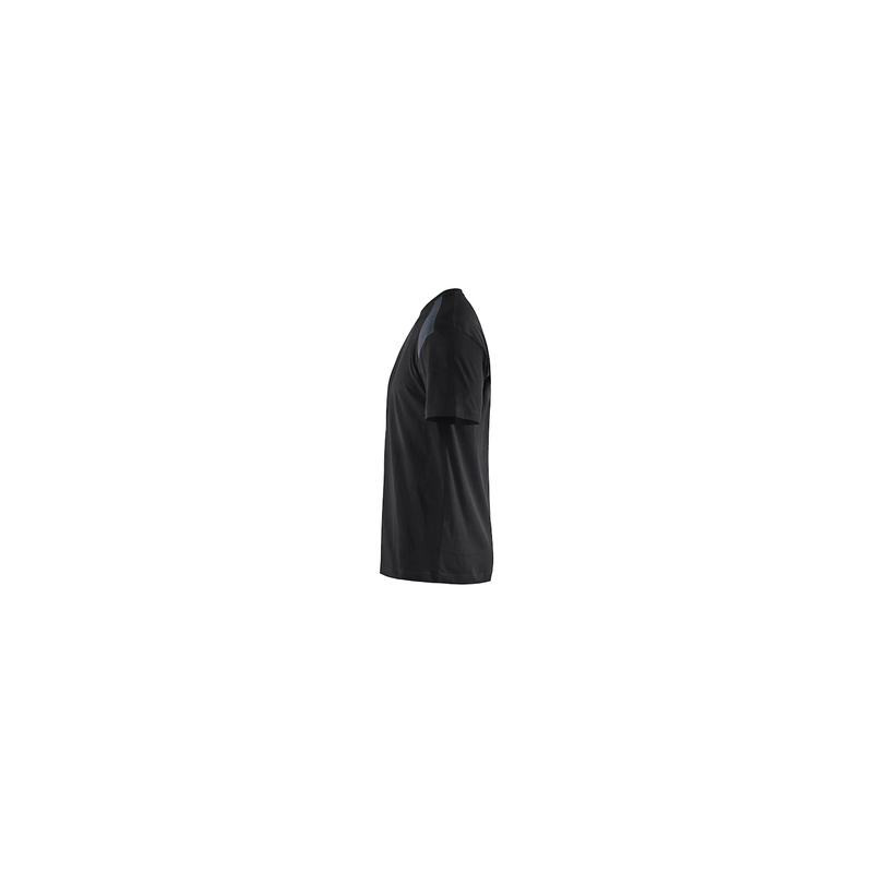 T-shirt col rond bicolore 3379 - BLAKLADER