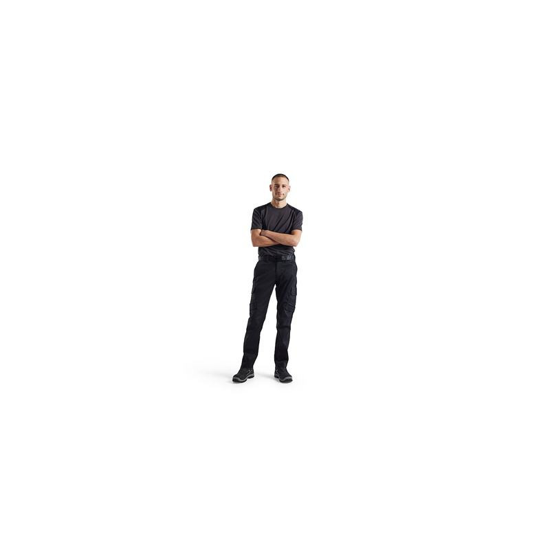 T-shirt col rond bicolore 3379 - BLAKLADER