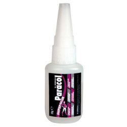 Colle éthyl-cyanoacrylate 20g PARACOL SUPERGLUE - WEISS