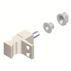 Verrou pour coulissant fixation en applique 6200 argent - CROISEE DS