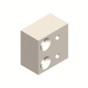 Cale de verrou pour coulissant 6200 argent - CROISEE DS