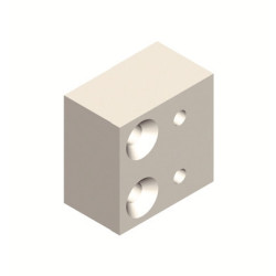 Cale de verrou pour coulissant 6200 argent - CROISEE DS