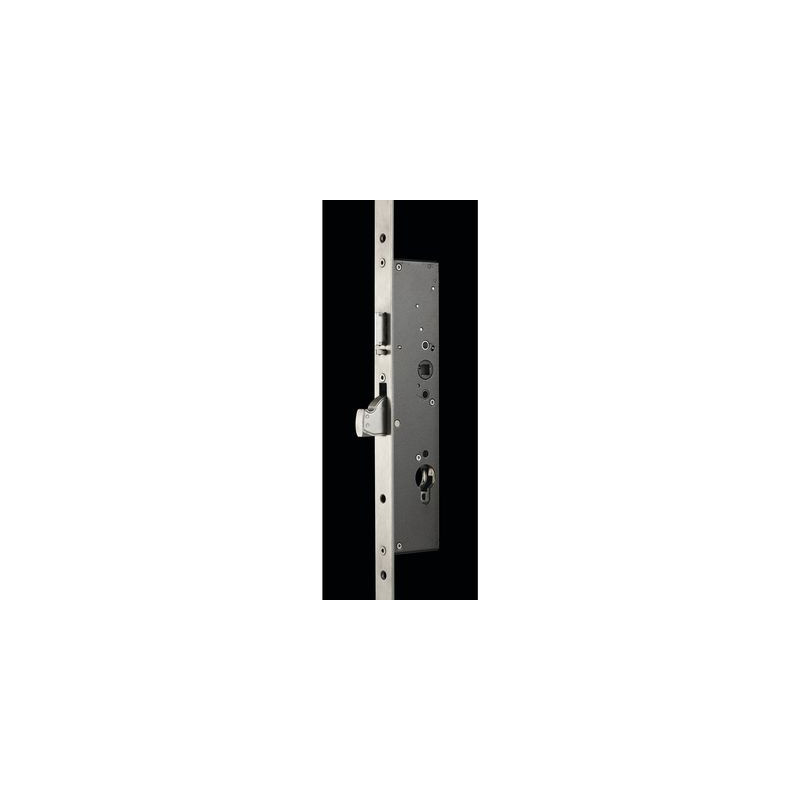 Serrure électrique à encastrer multipoint MULTIBLINDO E-MOTION têtière U - ISEO