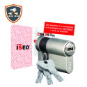 Demi-cylindre européen R9 PLUS sur plan - ISEO