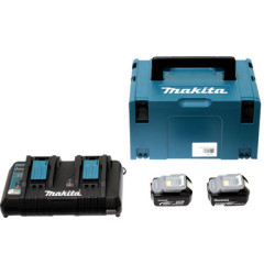 Pack 2 batterie + chargeur 18V Li-Ion 6,0 Ah ENERGIE - MAKITA