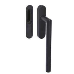 Poignée pour coulissant à levage avec cuvette inox noire  - EUROWALE