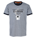 T-shirt Electricien gris chiné - TSD BOSSEUR