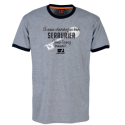 T-shirt Serrurier gris chiné - TSD BOSSEUR