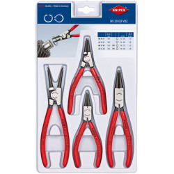 Jeu de 4 pinces pour Circlips - KNIPEX