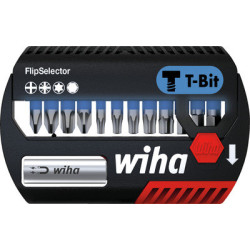 Coffret 13 embouts de vissage T FLIPSELECTOR - WIHA