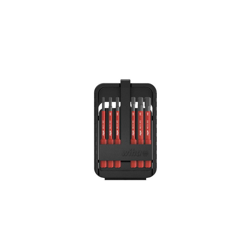 Coffret 6 embouts de vissage SLIM isolés - WIHA