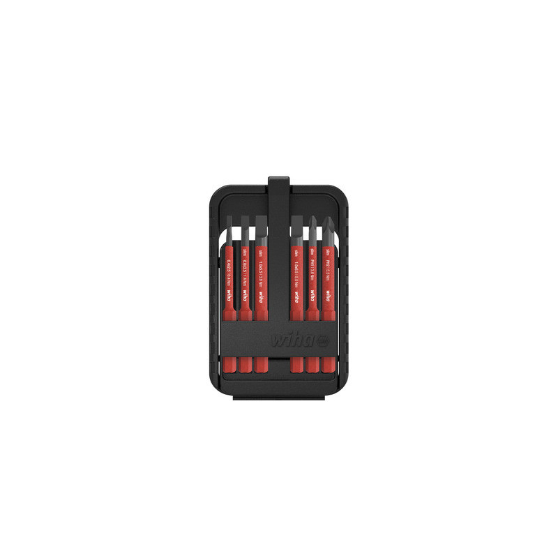 Coffret 6 embouts de vissage SLIM isolés - WIHA