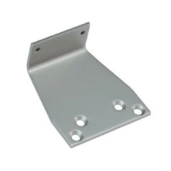 Plaque support équerre de ferme-porte bras parallèle argent - DORMAKABA