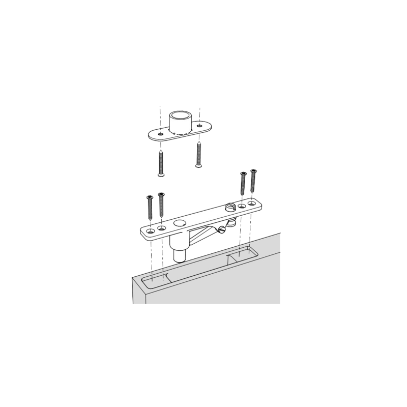 T pour penture supérieure B TWIST - SEVAX