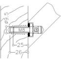 Kit de fixation biais NT.MS1.3RS par paire - NORMBAU