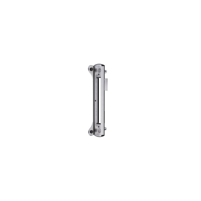 Gâche centrale simple empennage à butée caoutchouc FORTYLOCK - LOCINOX