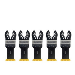 Lot de 5 lames plongeante pour outil multifonction - DEWALT