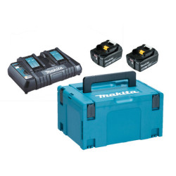 Pack de 2 batterie + chargeur 18V Li-Ion 5,0 Ah ENERGIE - MAKITA