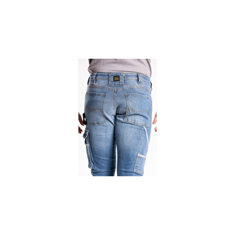 Jeans multi-poches taille haute - RICA LEWIS