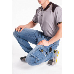 Jeans multi-poches taille haute - RICA LEWIS