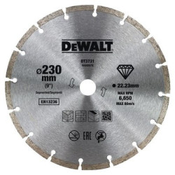 Disque à meuler diamant fritté segmenté diamètre 230 mm - DEWALT