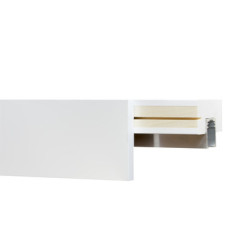Kit rail applique blanc PARIS - ECLISSE