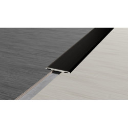 Barre de seuil adhésive extra plate 2700 mm noir - DINAC