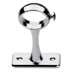Piton rond sur platine pour tube de penderie chromé - COGEFERM