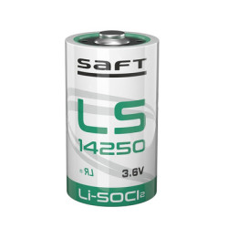 Pile Lithium industrie LS 14250 1/2AA  3.6V 1.2AH - COGEFERM