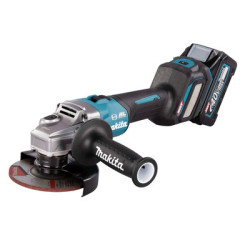 Meuleuse d'angle sur batterie diam 125 mm à variateur 40V Li-ion 2x 4.0Ah GA023GM201 - MAKITA