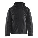 Veste imperméable polaire à capuche stretch noire 4881 - BLAKLADER