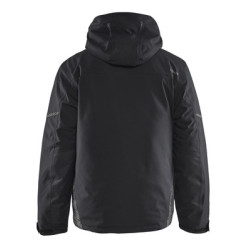 Veste imperméable polaire à capuche stretch noire 4881 - BLAKLADER