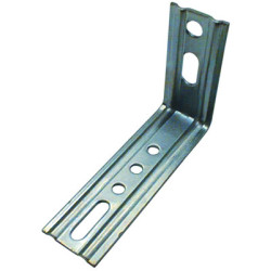 Lot de 200 équerres 2 pans nervurées zinguées - LOUINEAU