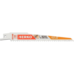 Lot de 5 lames de scie sabre WOOD AND METAL K13 - ERKO