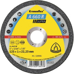 Disque à tronçonner métal A660R Supra - KLINGSPOR