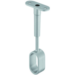 Piton sur platine réglable pour tube de penderie ovale - HAFELE