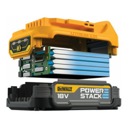 Pack 2 batteries POWERSTACK XR 18V 5AH + chargeur QDCB1104H2-QW - DEWALT