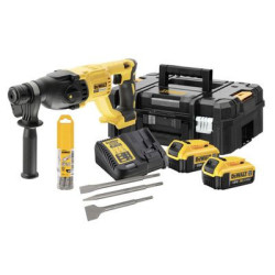 Perforateur sur batterie SDS-Plus DCH133M2K-FR 2x 4.0Ah + Set d'accessoires - DEWALT