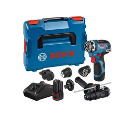 Perceuse visseuse sur batterie 5 en 1 GSR12V-35 FC 2x 3.0Ah FLEXICLICK - BOSCH