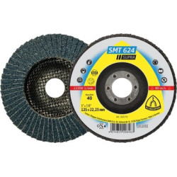 Disque abrasif à lamelles bombé diamètre 125 mm SMT 624 SUPRA - KLINGSPOR