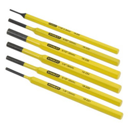 Lot de 6 chasses goupilles - STANLEY