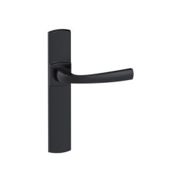 Ensemble sur plaque EA195 MUZE ONYX noir mat - BEZAULT ASSA ABLOY
