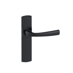 Ensemble sur plaque EA165 MUZE ONYX noir mat - BEZAULT ASSA ABLOY
